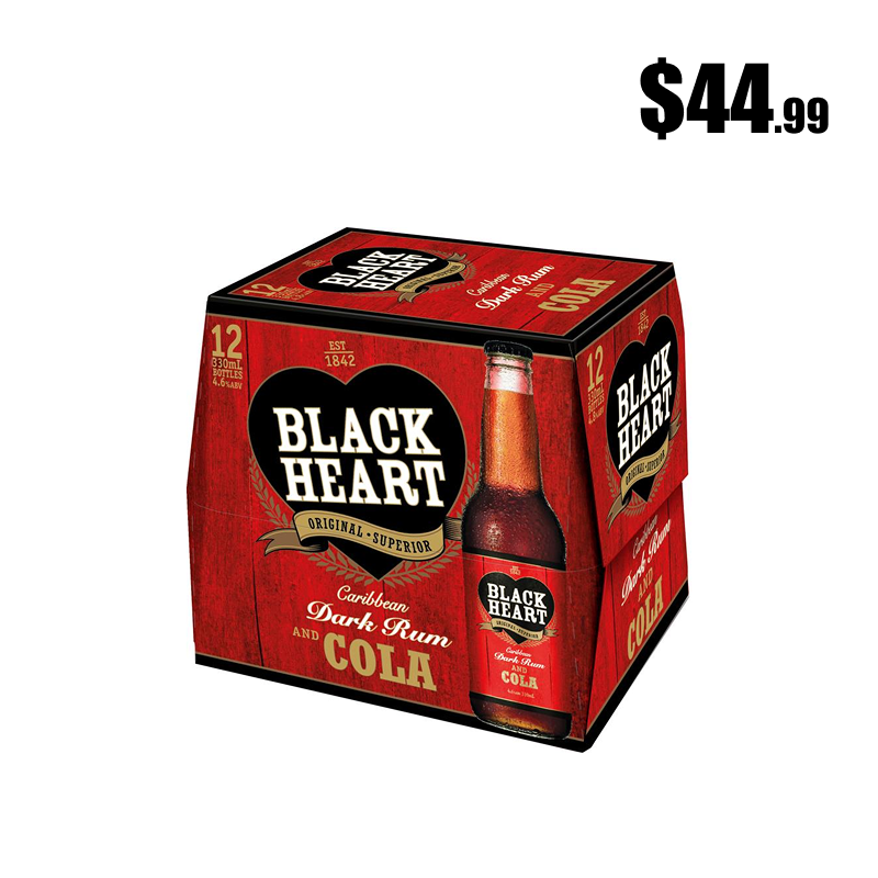 Black Heart 12pk 250ml Can