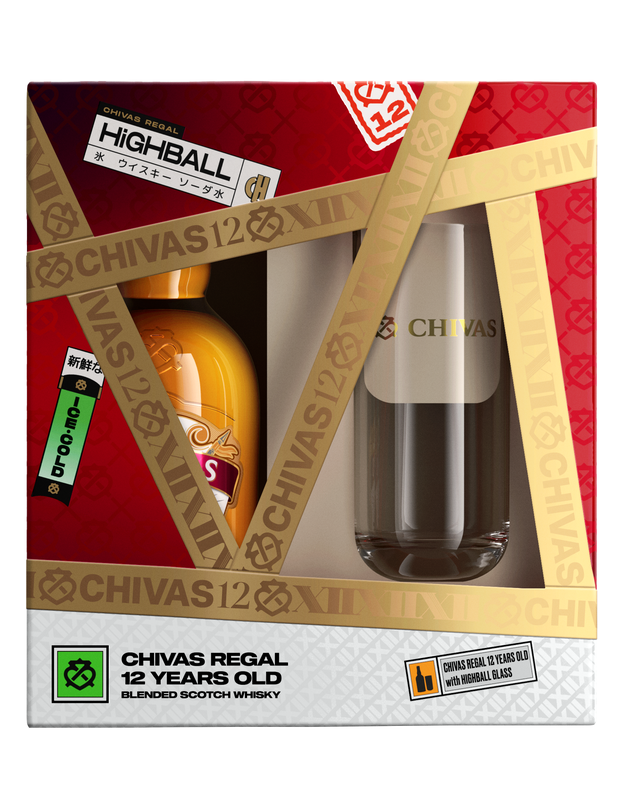 Chivas Regal 12YO & Highball Glass Gift Pack 700ml
