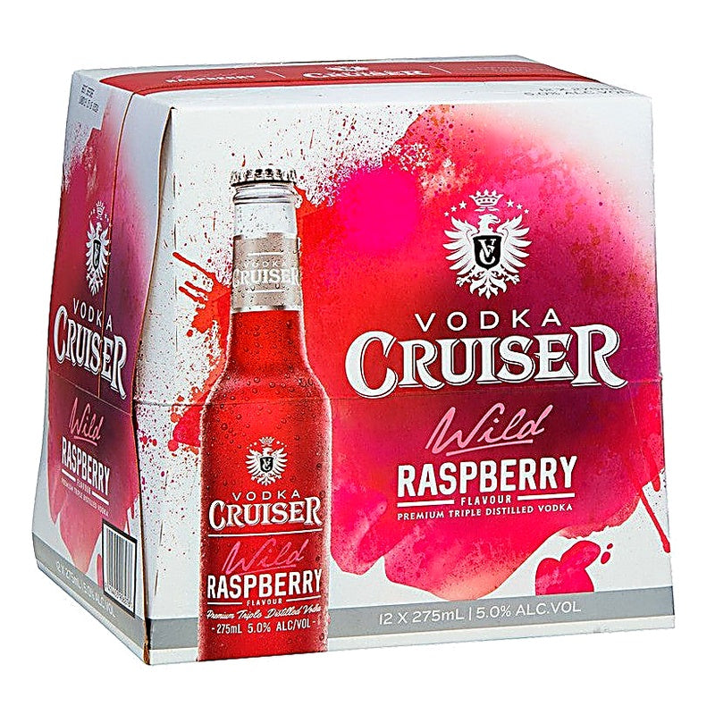 Cruiser Raspberry 4.8% 275ml 12pk Bottles