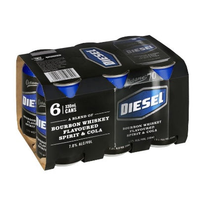 Diesel Cola 7% 6x330ml Cans