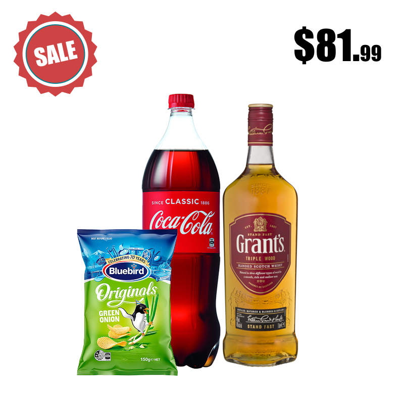 Grant 1ltr with Coke and chips