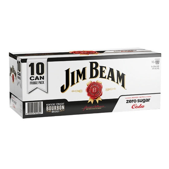 Jim Beam Zero 10pk Cans