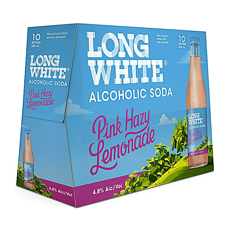 Long White Hazy Lemonade 6 pack cans