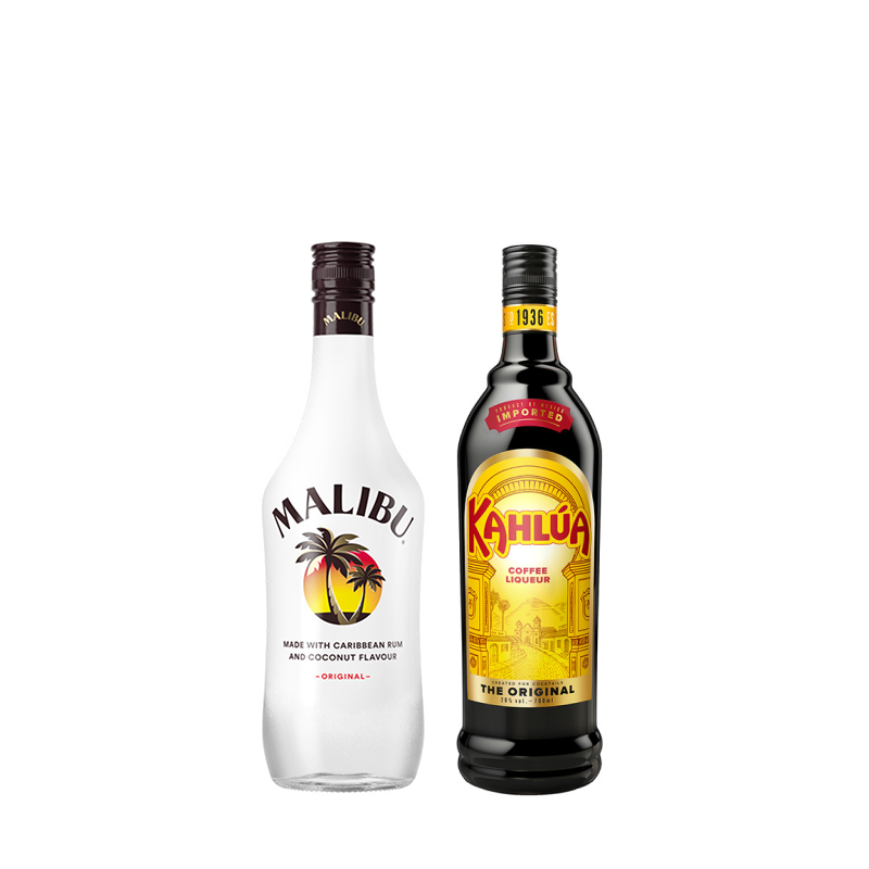 Malibu Original/Kahlúa The Original Coffee Liqueur 700ml