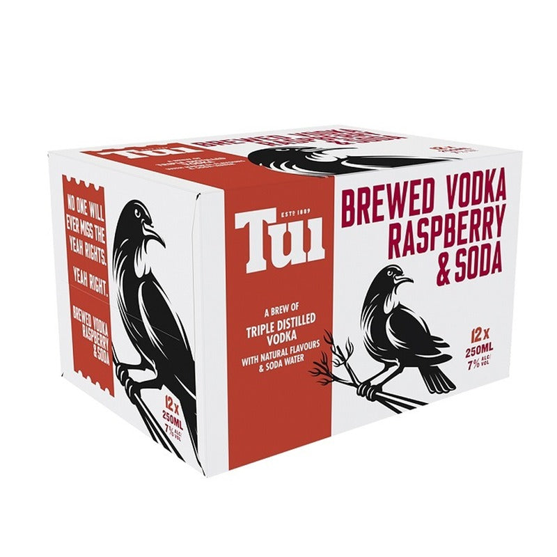 Tui Vodka Lime & Soda 12pk 250ml Cans