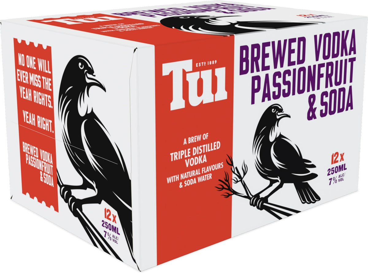 Tui Vodka Passionfruit & Soda 12pk Cans