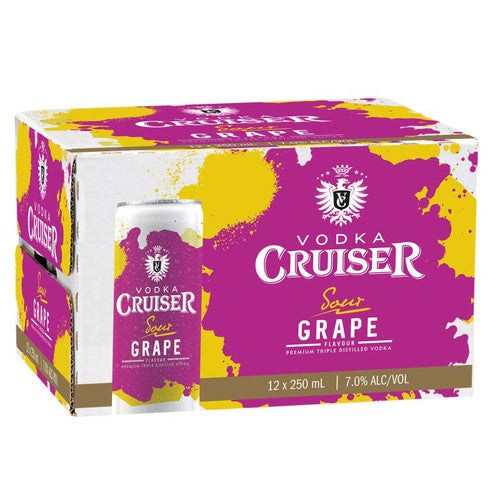 Cruiser Sour Grape 7% 12pk Cans