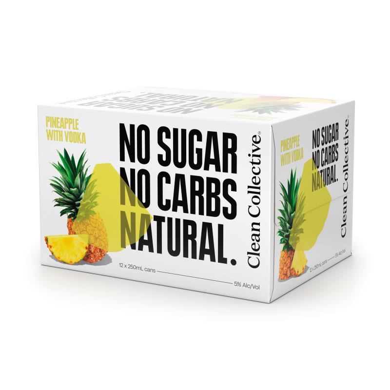 Clean Collective Pineapple 12pk Cans