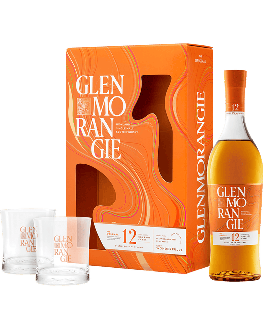 Glenmorangie 12YO with 2 glasses
