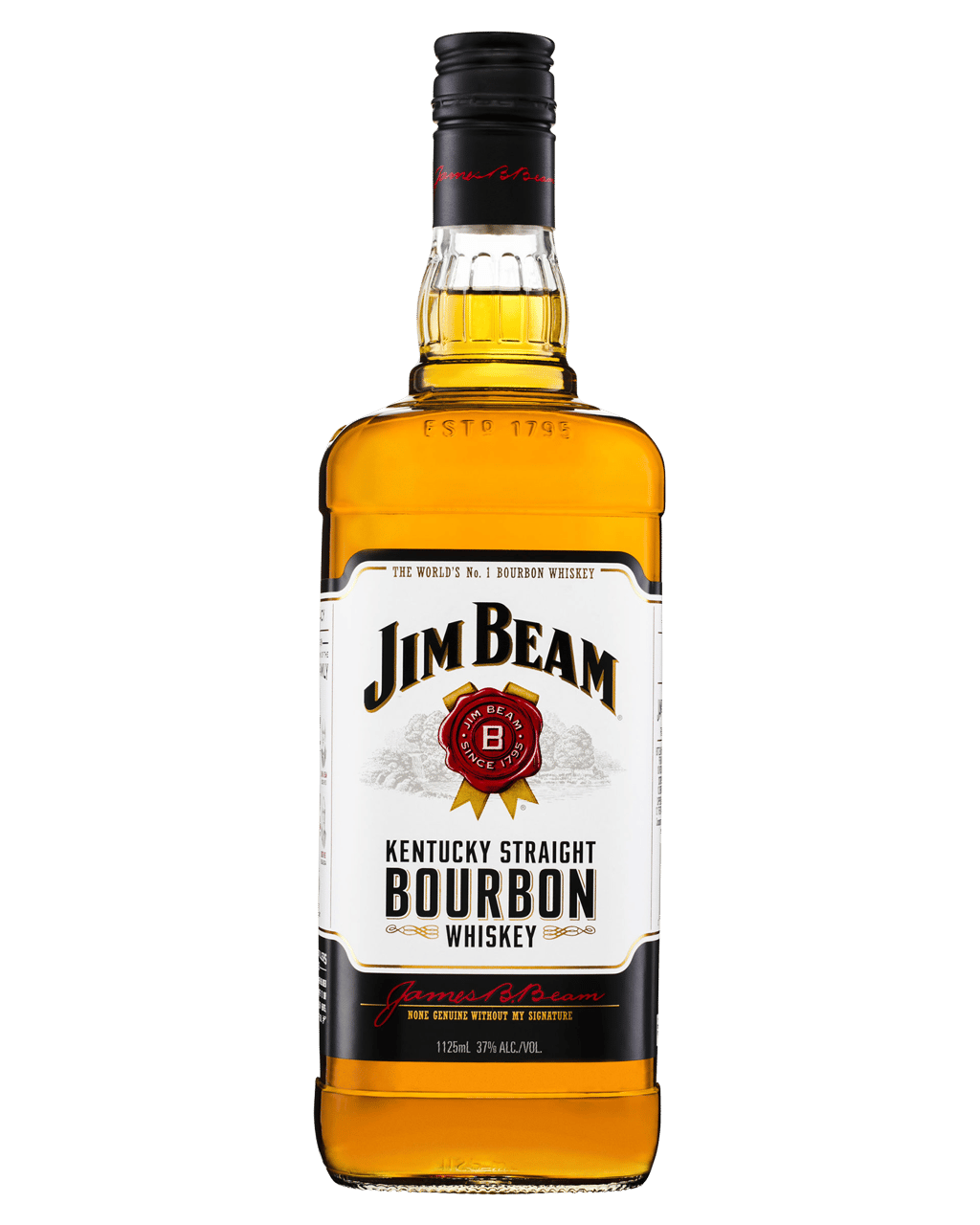 Jim Beam White Label Bourbon 1.125L