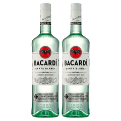 Bacardi White Rum - Pair