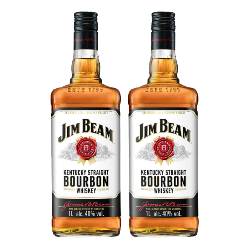 Jim Beam 1 litre - Pair