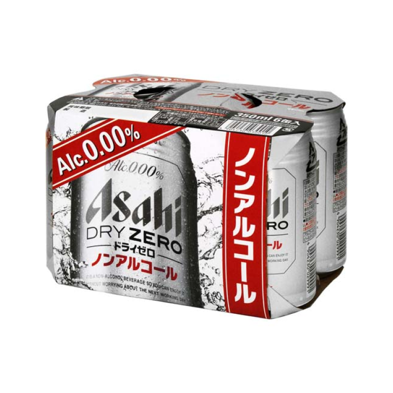 Asahi Zero 6x350ml Cans