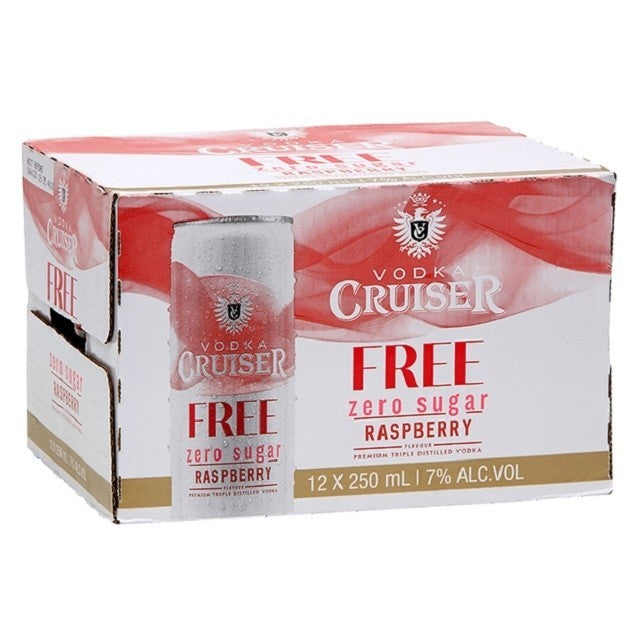 Cruiser Raspberry Zero Sugar 7% 12pk Cans
