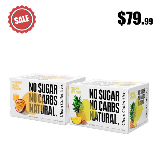 Clean collective  - Mango Passion fruit with Pineapple 12 pck