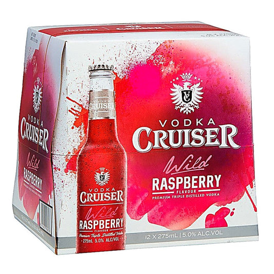 Cruiser Raspberry 4.8% 275ml 12pk Bottles