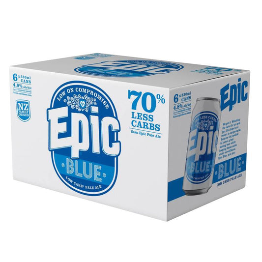 Epic Blue Low Carb 6x330ml Can