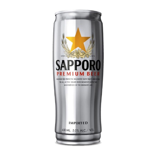 Sapporo 650ml Can