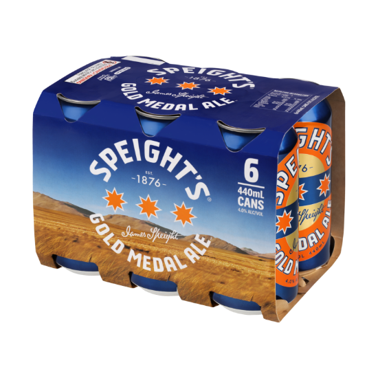 Speights Gold 6x440ml Cans