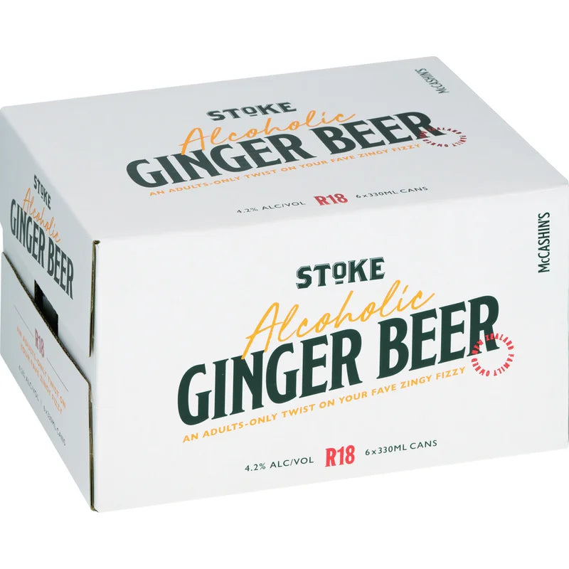 Stoke Alco Ginger Beer 6x330 Cans