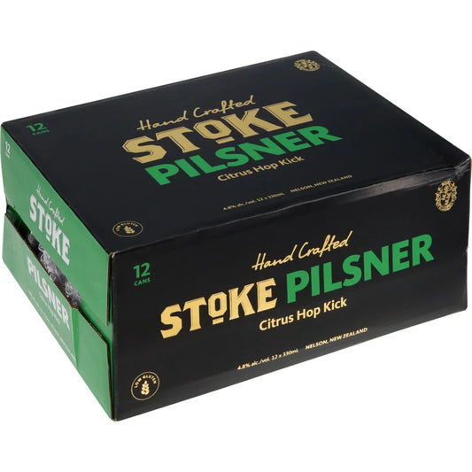 Stoke Pilsner 12x330ml Cans