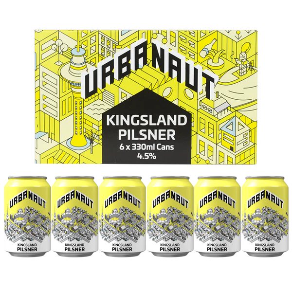 Urbanaut Kingsland Pilsner 6pk cans