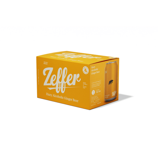 Zeffer Hazy Alc Ginger Beer 6x330ml Cans