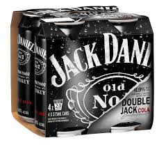 JD Dbl Jack Cola 4x375ml Can