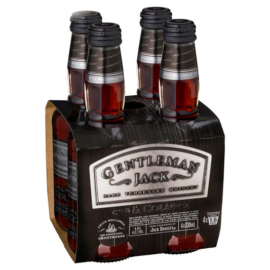 JD Gentleman Jack 4x330ml Btls