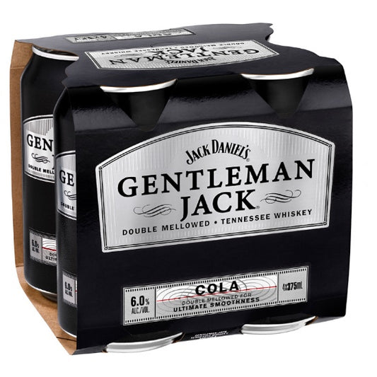 JD GentlemanJack Cola 4x375 Cans