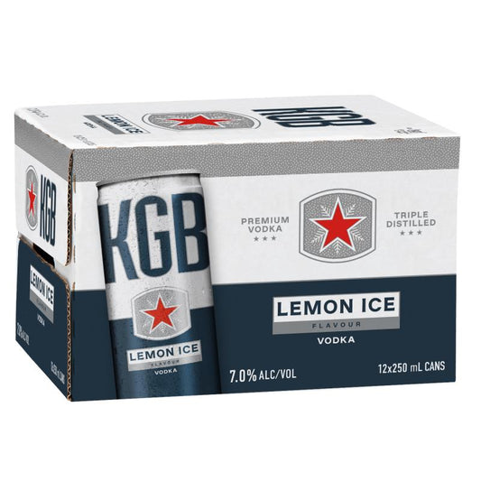 KGB Lemon 12x250ml Can