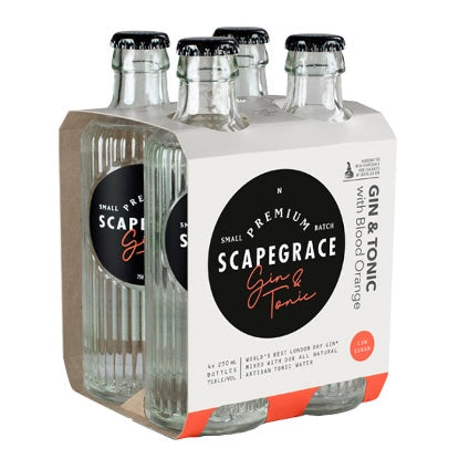 Scapegrace Gin Tonic 4x250ml