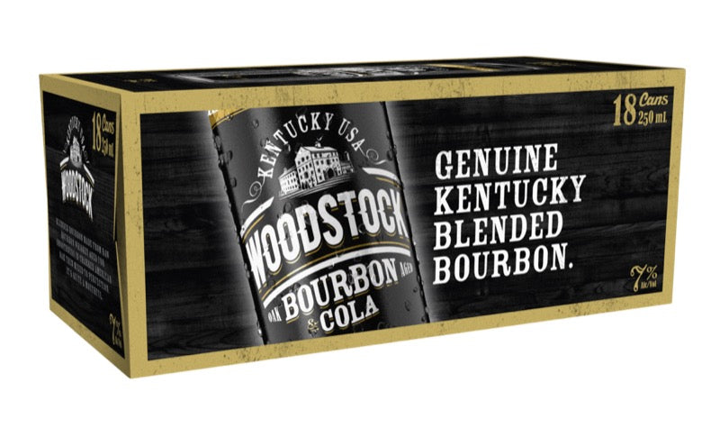 Woodstock 7% 18 x250 ml Cans
