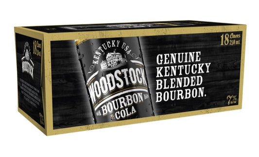 Woodstock 7% 18 x250 ml Cans