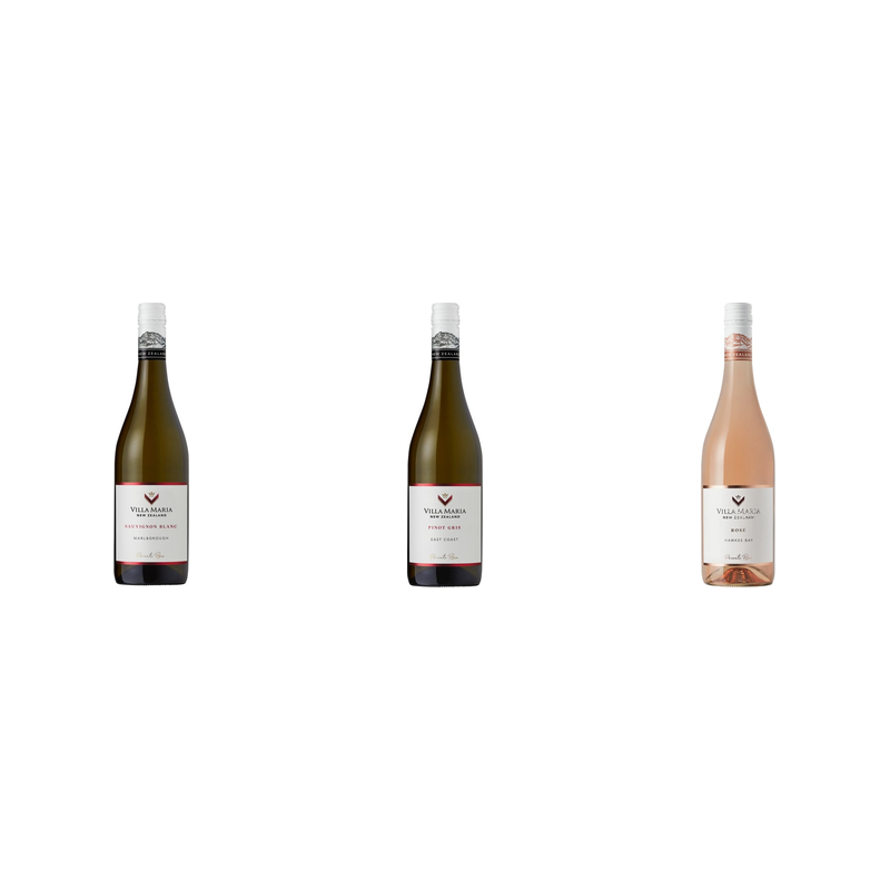 Villa Maria Sauvignon Blanc +  Pinot Gris +  Rosé