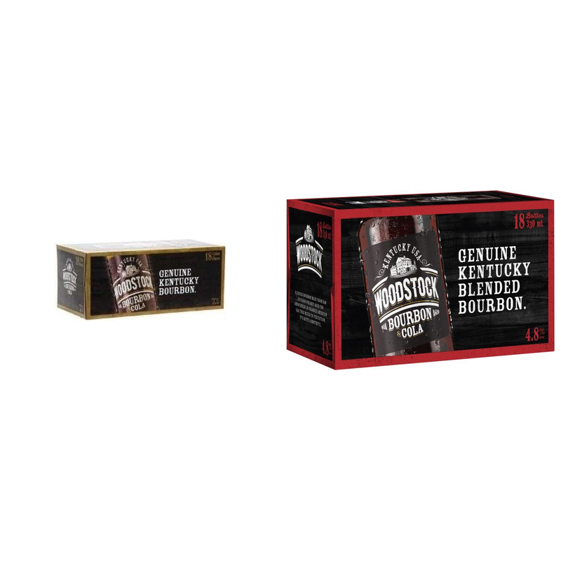 Woodstock 7% 18 Pk Cans + Woodstock 4.8% 18pk 330ml Bottles