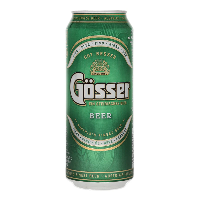 Gosser Beer 5.2% 500ml Can