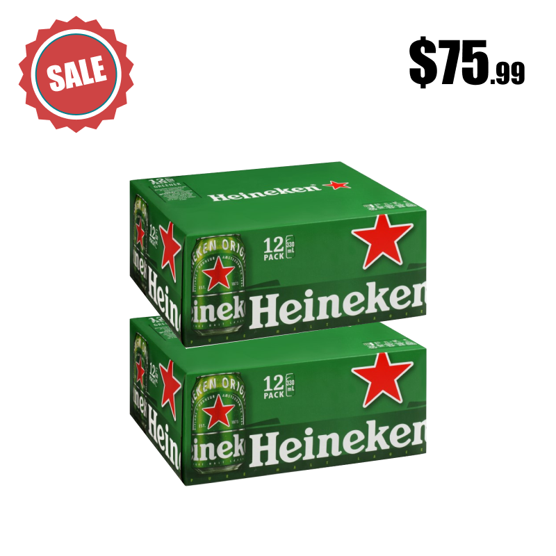 Heineken 12 pack - Pair