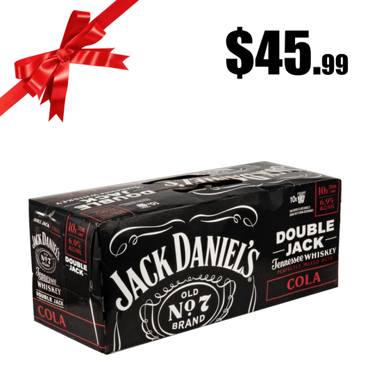 Jack Daniel's & Cola Double Jack 375ml 10pk (incl NS) cans
