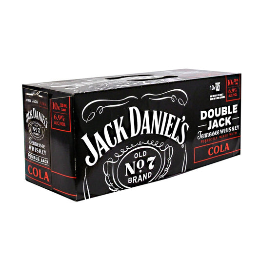 Jack Daniel's Double Jack & Coca Cola 7% 330ml 10pk cans