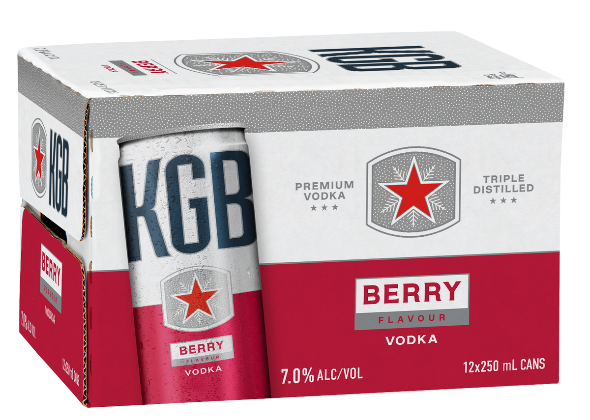 KGB Berry 7% 12pk Cans
