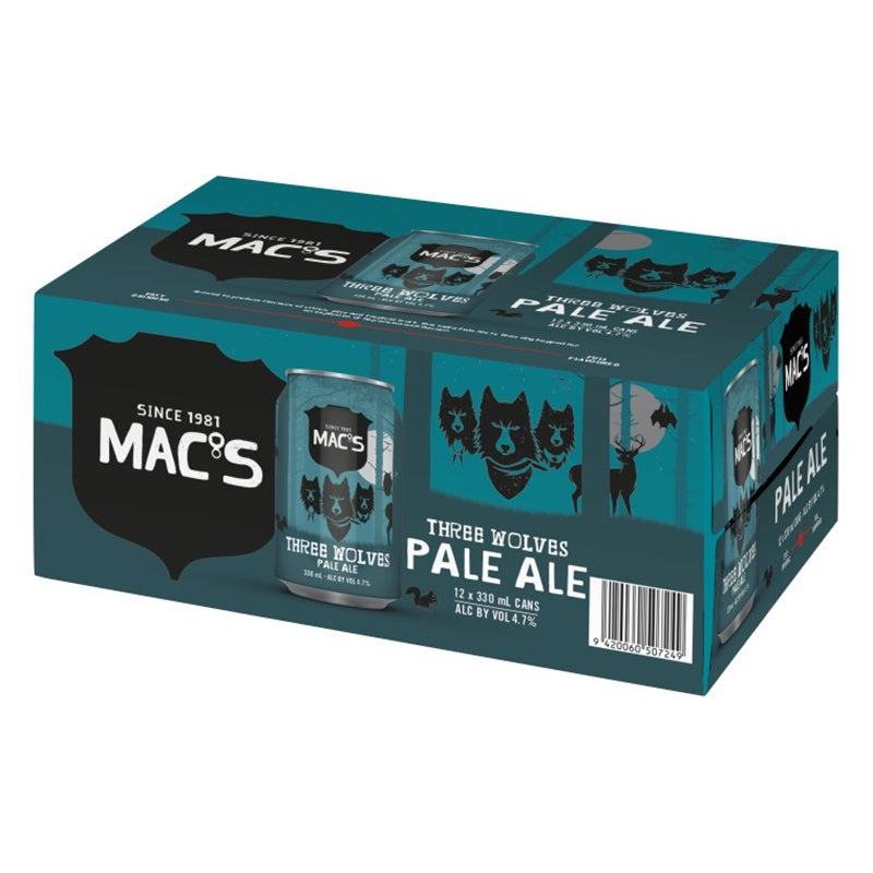 Mac's Three Wolves Pale Ale 12pk Cans