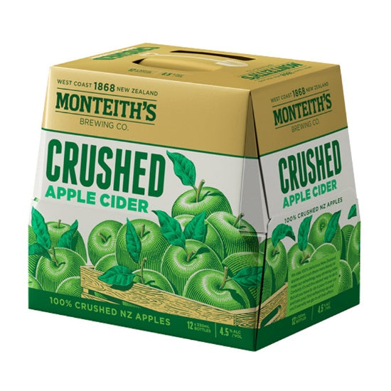 Monteiths Crushed Apple Cider 12x330ml