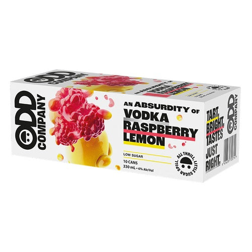 Odd Company Vodka Raspberry & Lemon 10pk Cans