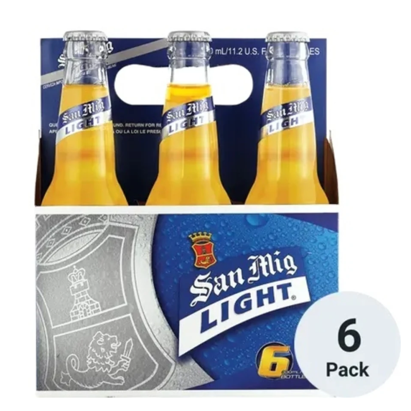 San Miguel Low Carb 6x330ml Bottles