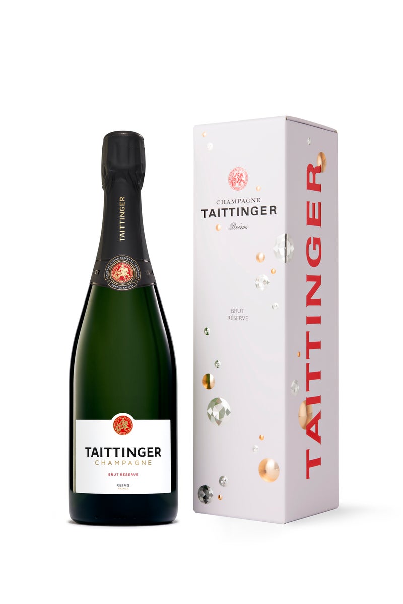 Taittinger Brut Reserve NV Champagne Gift Box 750ml